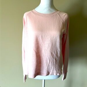 Women's Pink Long Sleeve Sweatshirt